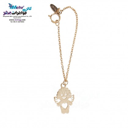 Gold Watch Pendant - Angel Design-MW0237